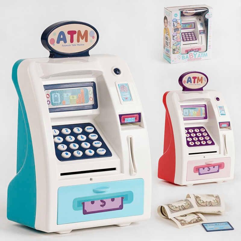 Сейф скарбничка дитячий WF — 3005, з відбитком пальця і з кодом, 2 кольори, фото 1