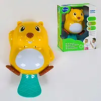 Іграшка для ванної водоплавна, Бобер 8102 "Hola" підсвітка, на батарейках