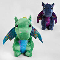 Дитяча м'яка іграшка Дракон D 34586,2 кольори, висота 26 см