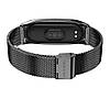 Ремінець металевий Mijobs міланське плетіння для фітнес-браслета Xiaomi Mi Smart Band 7 - Black, фото 3