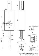 Підіймач-різака PL88-24V-T2С, вісь Z у складі для ЧПК верстата плазмового різання, модуль переміщення плазмовідна, фото 5