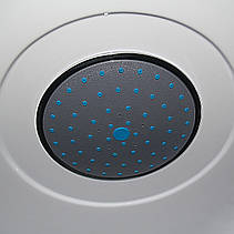 TMS-885/40, Fabio, гідробокс 90 х 90 см, рама сатин, скло сіре, заднє скло чорне, фото 4