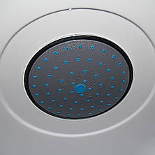 TMS-885/40, Fabio, гідробокс з КПК, 90 х 90 см, рама сатин, скло сіре, заднє скло чорне, фото 2