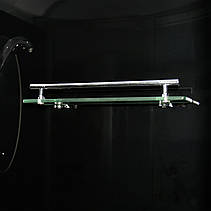 TMS-885/40, Fabio, гідробокс з КПК, 100 х 100 см, рама сатин, скло сіре, заднє скло чорне, фото 5