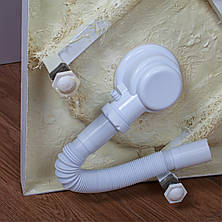 Душова кабіна 90х90 см рама хром, скло прозоре 6 мм Rhein RH116 без піддона, фото 3