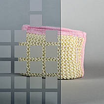 6690A, Sansa, гідробокс 90 х 90 см, рама сатин, скло сіре-мозаїк, заднє скло чорне, фото 4