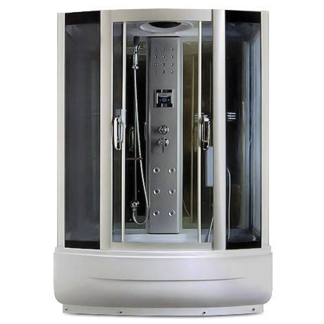 TS8002, Miracle, гідробокс з КПК, 150 х 85 см, рама сатин, скло сіре, фото 1