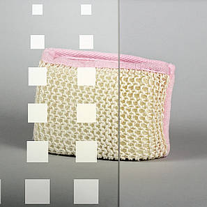 S-90S/15, Sansa, душова кабіна 90 х 90 см, рама сатин, скло прозоре-мозаїк, фото 2