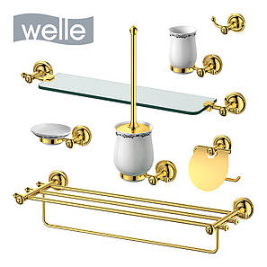 Набір з 7 аксесуарів Welle, золото, фото 1