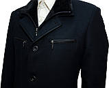 Зимове пальто "Pierre Carlos". Темно-синє. Чоловіче. Туреччина, фото 5