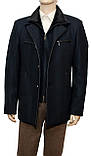 Зимове пальто "Pierre Carlos". Темно-синє. Чоловіче. Туреччина, фото 2