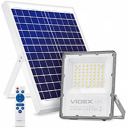 LED прожектор автономний VIDEX 30W 5000K