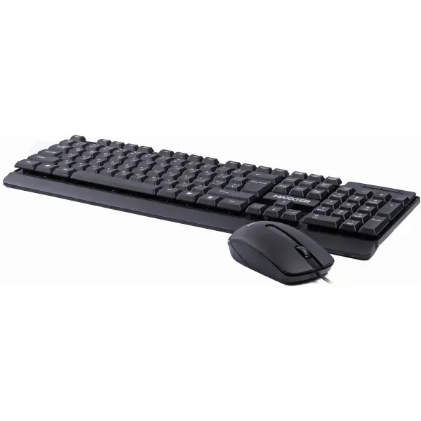Комплект клавіатура та миша Maxxter KMS-CM-01-UA Black (USB)