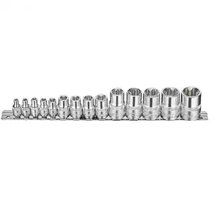 Набір головок TORX 1/4", 3/8", 1/2" Е4-Е24 14ед.