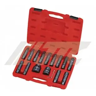 Набір головок ударних TORX,HEX 3/4" 16 од.