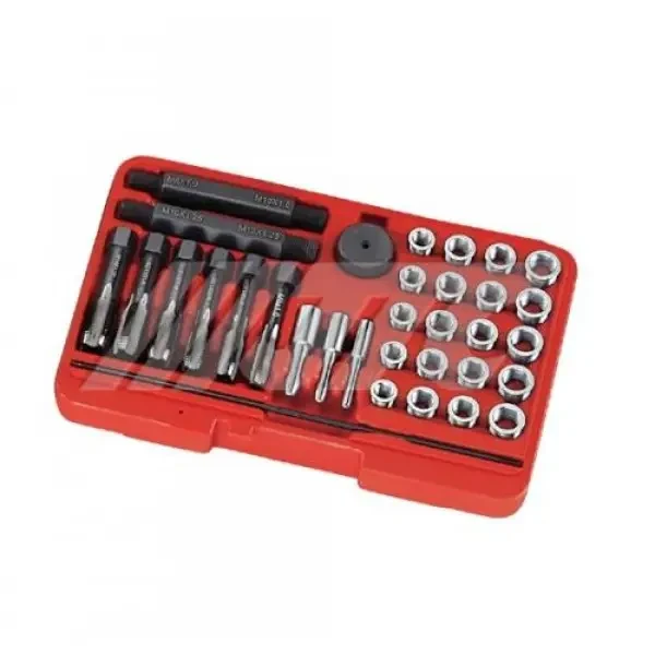 Набір мітчиків для відновлення різьби (свічки розжарювання) 33ед., фото 1