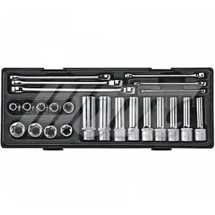 Набір інструменту ключі TORX E6-E24, головки 1/2" E10-E24 24ед