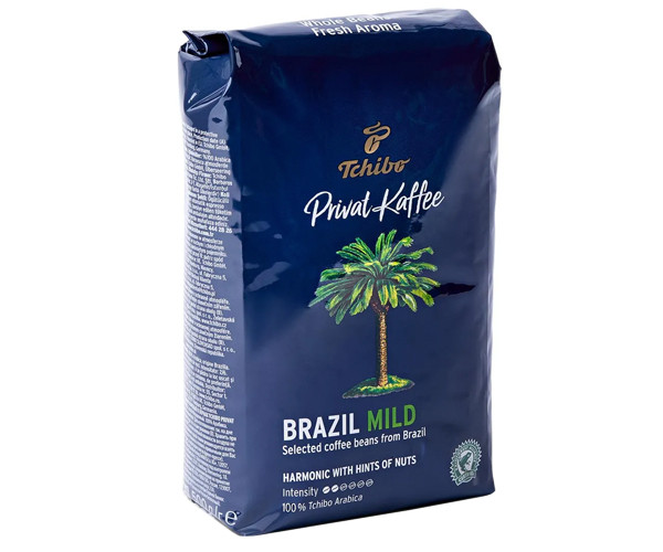 Кава Tchibo Privat Kaffee Brazil Mild в зернах 500 гр