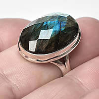 Лабрадор серебряное кольцо, 3219КЦЛ