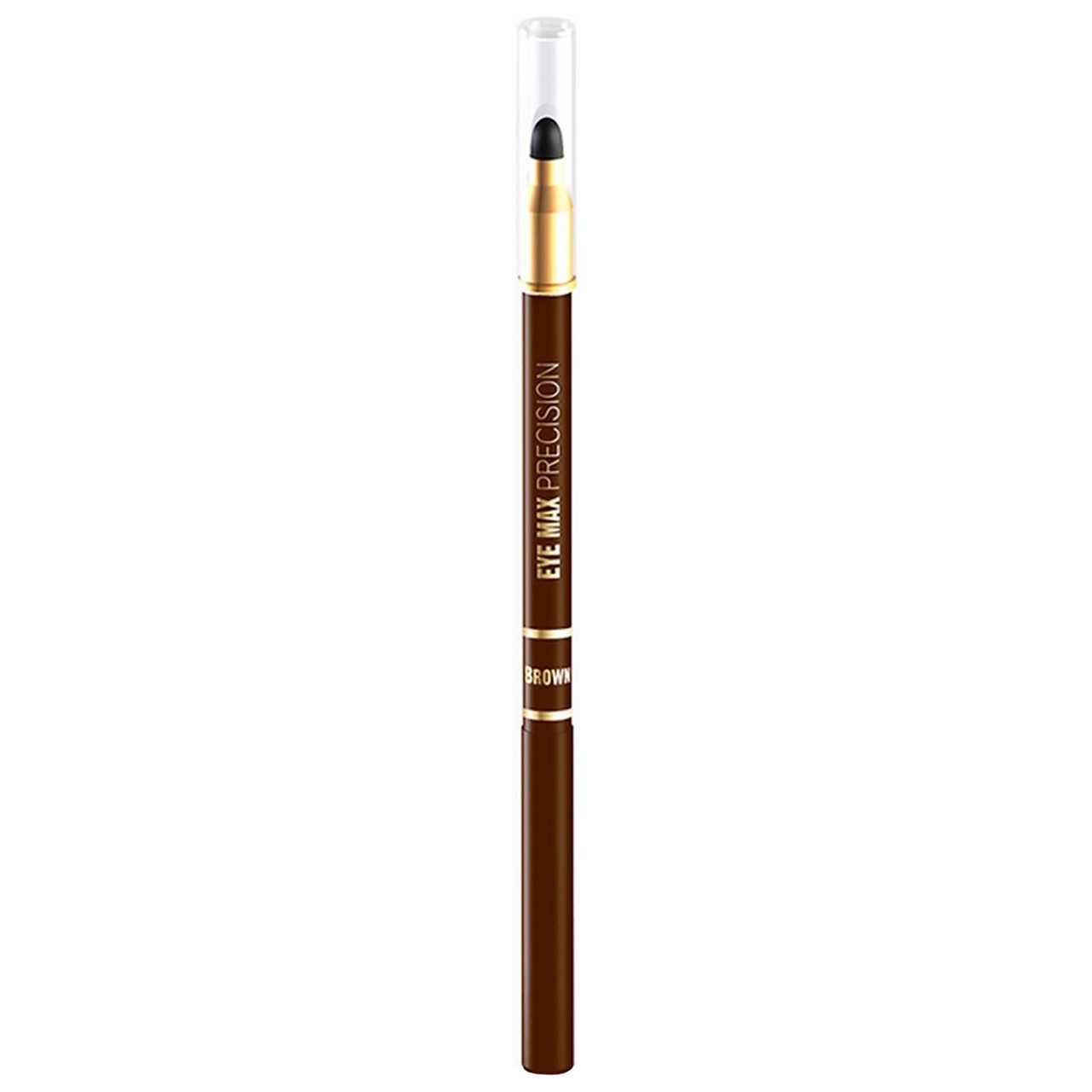 Олівець для очей Eveline Eye Max Precision автоматичний з розтушовкою коричневий (5907609333759)