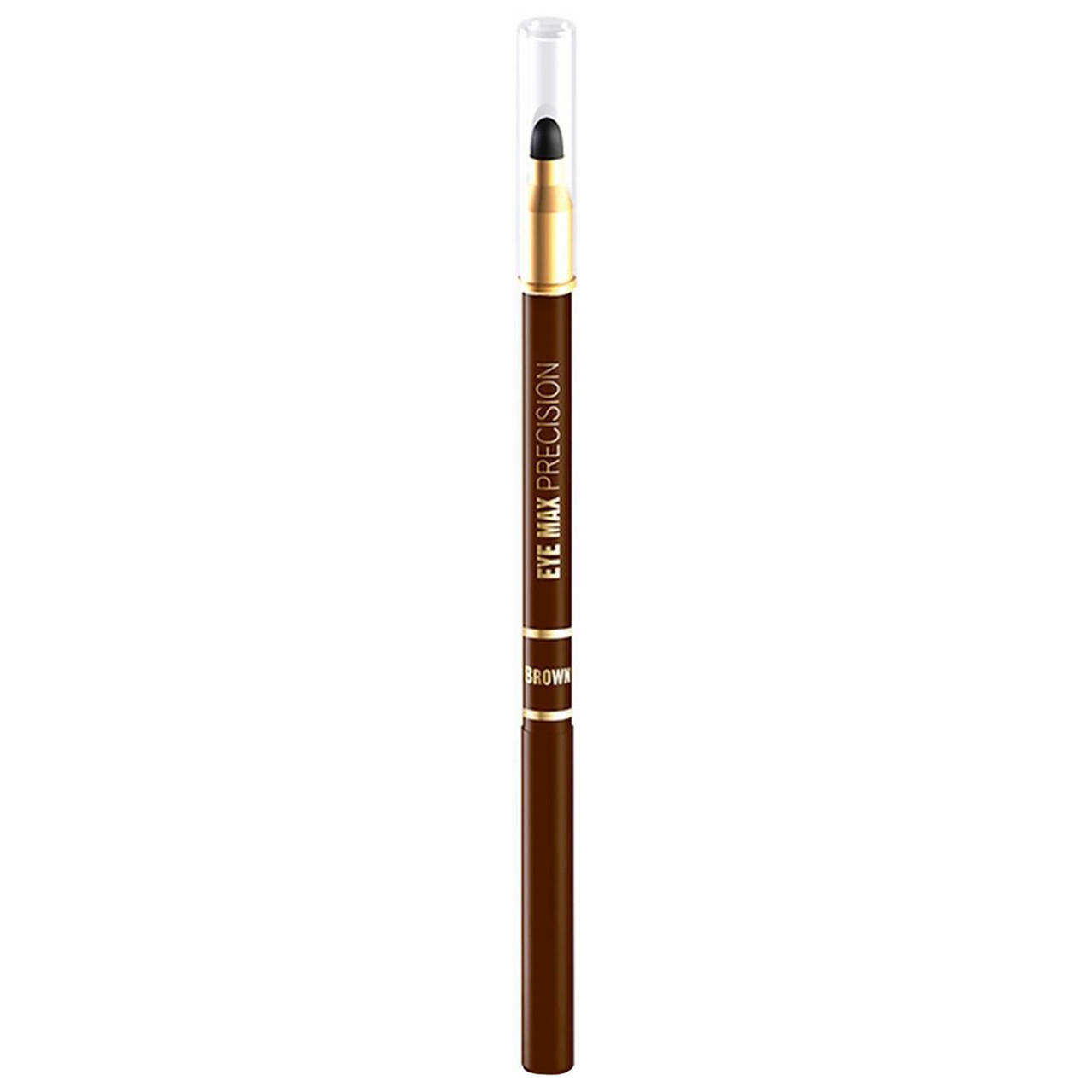 Олівець для очей Eveline Eye Max Precision автоматичний з розтушовкою коричневий (5907609333759)