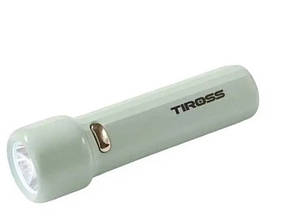 Ліхтарик ручний акумуляторний TIROSS 1859, 1W LED-заряд від мікро USB