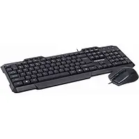 Комплект клавиатура и мышь Maxxter KMS-CM-02-UA Black (USB)