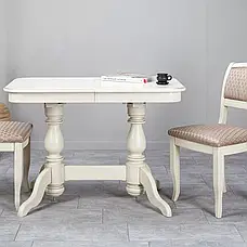 Кухонний стіл Askalon розкладний з масиву дерева, колір на вибір, фото 2