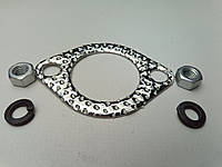Прокладка глушителя Таврия металл. (с гайками, гроверами) (1102-1203090) (RUM1102-1203090)