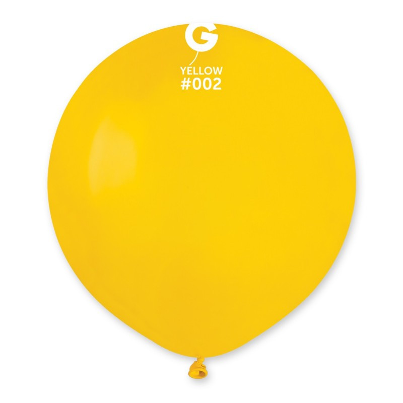 Повітряна куля пастель жовта 19" (48 см) Gemar
