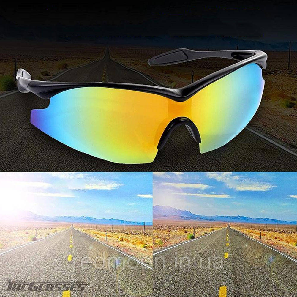 Антибликовые солнцезащитные очки для водителей, унисекс / Поляризованные солнечные очки - фото 2 - id-p1718604416