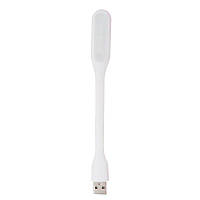 Гибкая USB лампа для ноутбука юсб фонарик, светильник белый