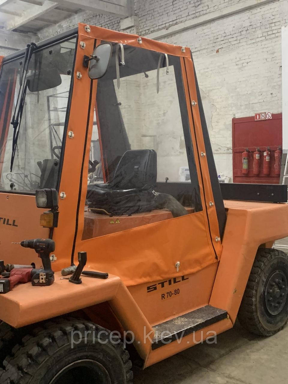 Прозорий тент для навантажувача