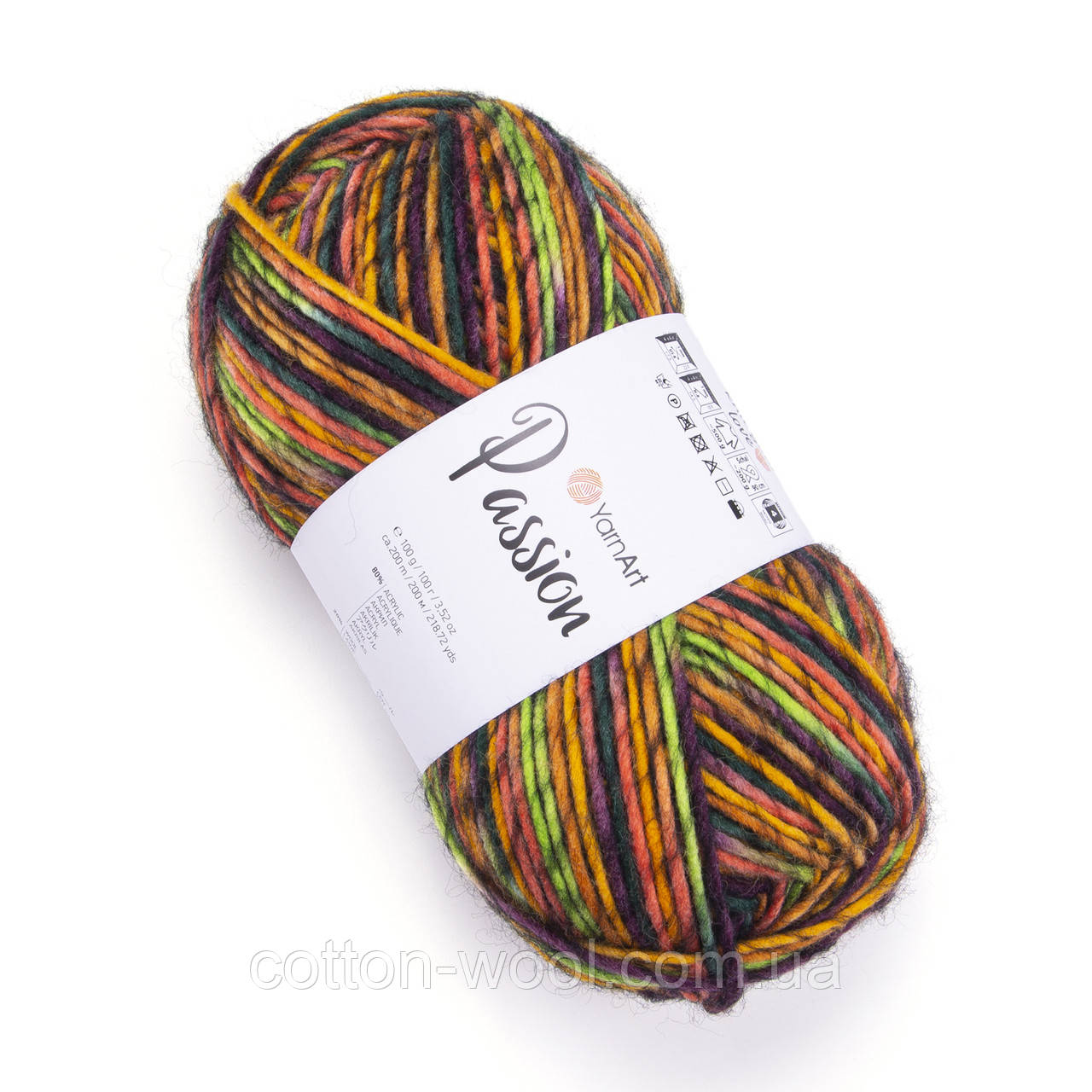 Yarnart  Passion 1249 20%шерсть - 80% акрил