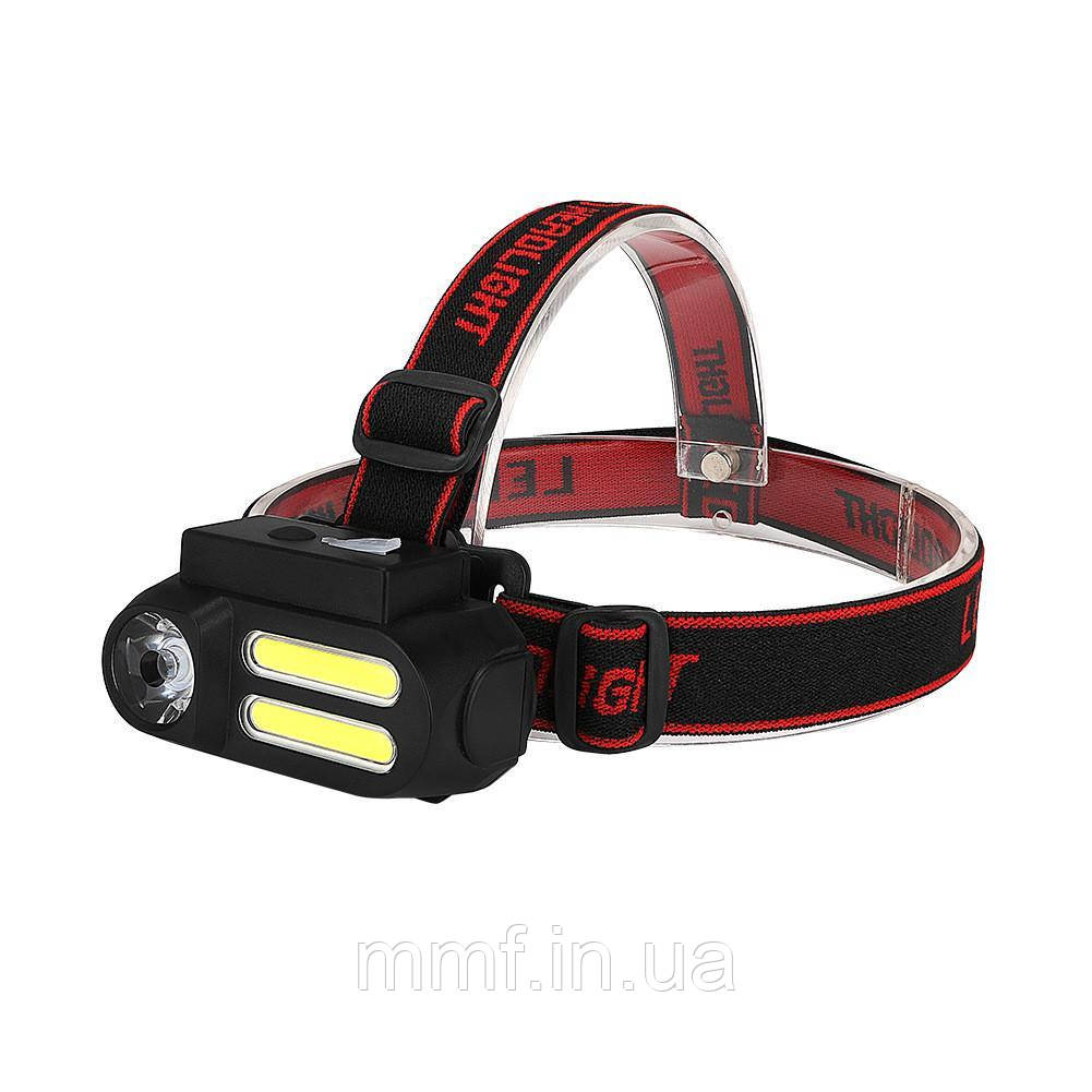 Налобний ліхтарик Bailong BL-611 Lumen LED 2COB LED