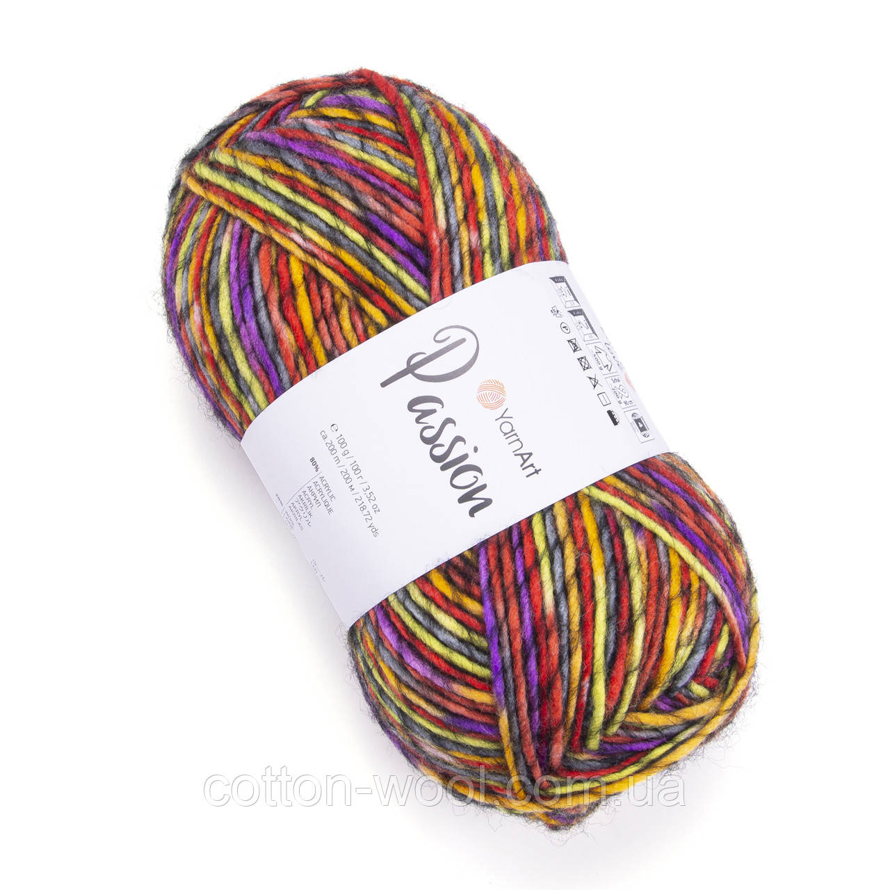 Yarnart  Passion 1253 20%шерсть - 80% акрил