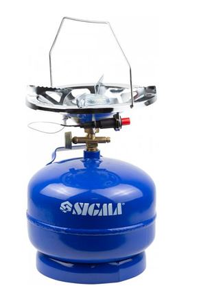 Газовий балон 5 літрів з п’єзопідпалювачем комплект SIGMA, фото 2