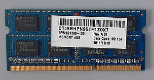 Модуль пам'яті SODIMM DDR3 4Gb 1600 БУ