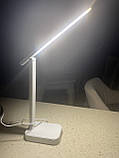 Лампа настільна від USB на акумуляторі, світильник акумуляторний 10вт, (лампа від usb, лампа настільна від павербанка), фото 2