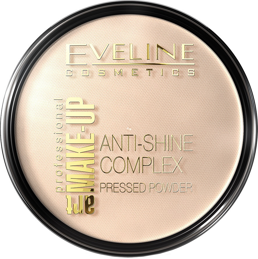 Пудра матуюча мінеральна Eveline Anti-shine Complex - 32 Transparent з шовком 59 г (5901761904482)