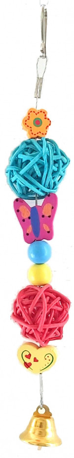 Іграшка для папуг Карамелька, 20 см, фото 1