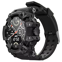 Мужские сенсорные умные смарт часы Smart Watch BGT76-B с тонометром, пульсометром. Фитнес браслет трекер