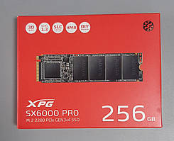 Накопичувач SSD M.2 256 GB ADATA XPG SX6000 Pro (ASX6000PNP-256GT-C)