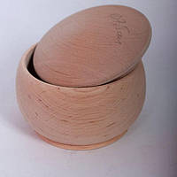 Шкатулка дерев'яна кругла 11 см. заготівка для прикрас. під декупаж, декорування й фарбування