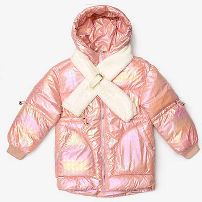 Пальто зимнее для дівчаток YDHG 130  розовое 982042