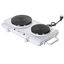 Електрична плита подвійна CLATRONIC DKP 3583 переносна для кухні Компактна кухонна електроплита для дачі, фото 2
