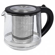Електрочайник прозорий PROFI COOK PC-TKS 1056 для кави та чаю Електричний чайник з регулятором температури, фото 3
