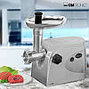 Електрична м'ясорубка Clatronic FW 3151 1000 Вт з реверсом Електром'ясорубка з насадками професійна, фото 9