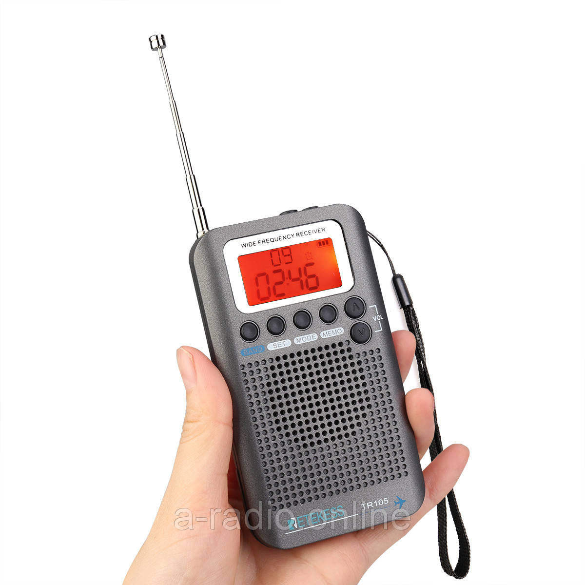 Радіоприймач Retekess TR105, короткохвильовий, кишеньковий