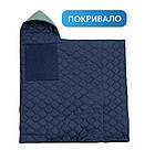 Спальний зимовий мішок 3в1 -30° з підігрівом від повербанку та карематом, холлофайбер 400 мг/см, розмір 90*220 см, фото 4